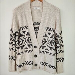 Abercrombie Aztec Cardigan Sweater